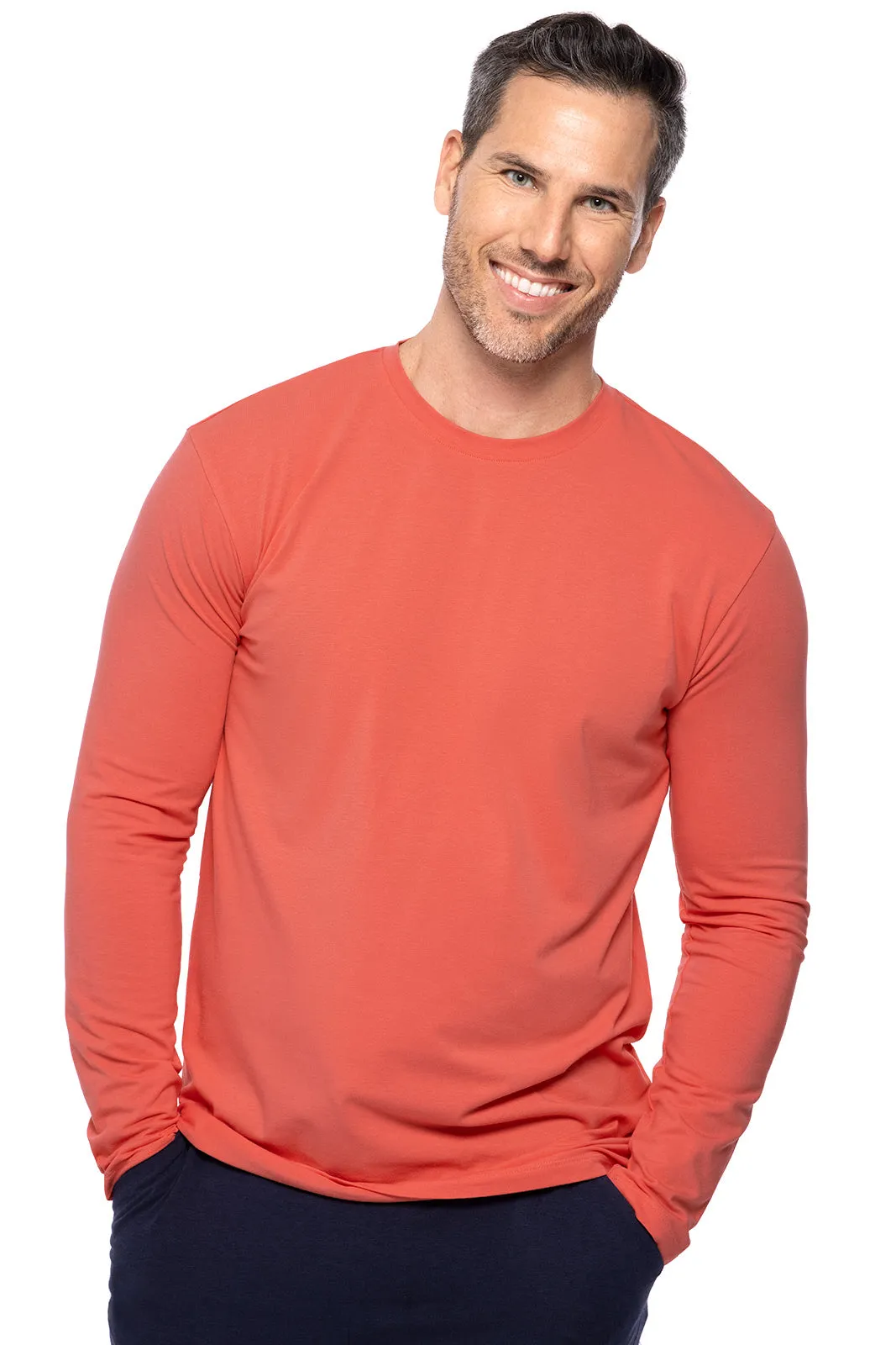 Men's Morada Everyday Long Sleeve T-Shirt | Vivid Coral