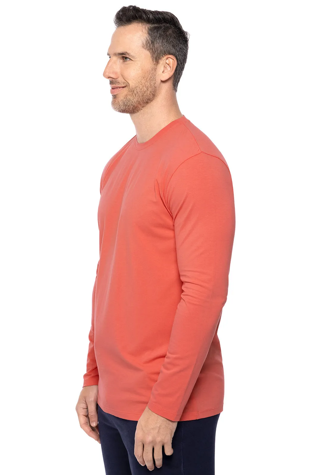 Men's Morada Everyday Long Sleeve T-Shirt | Vivid Coral