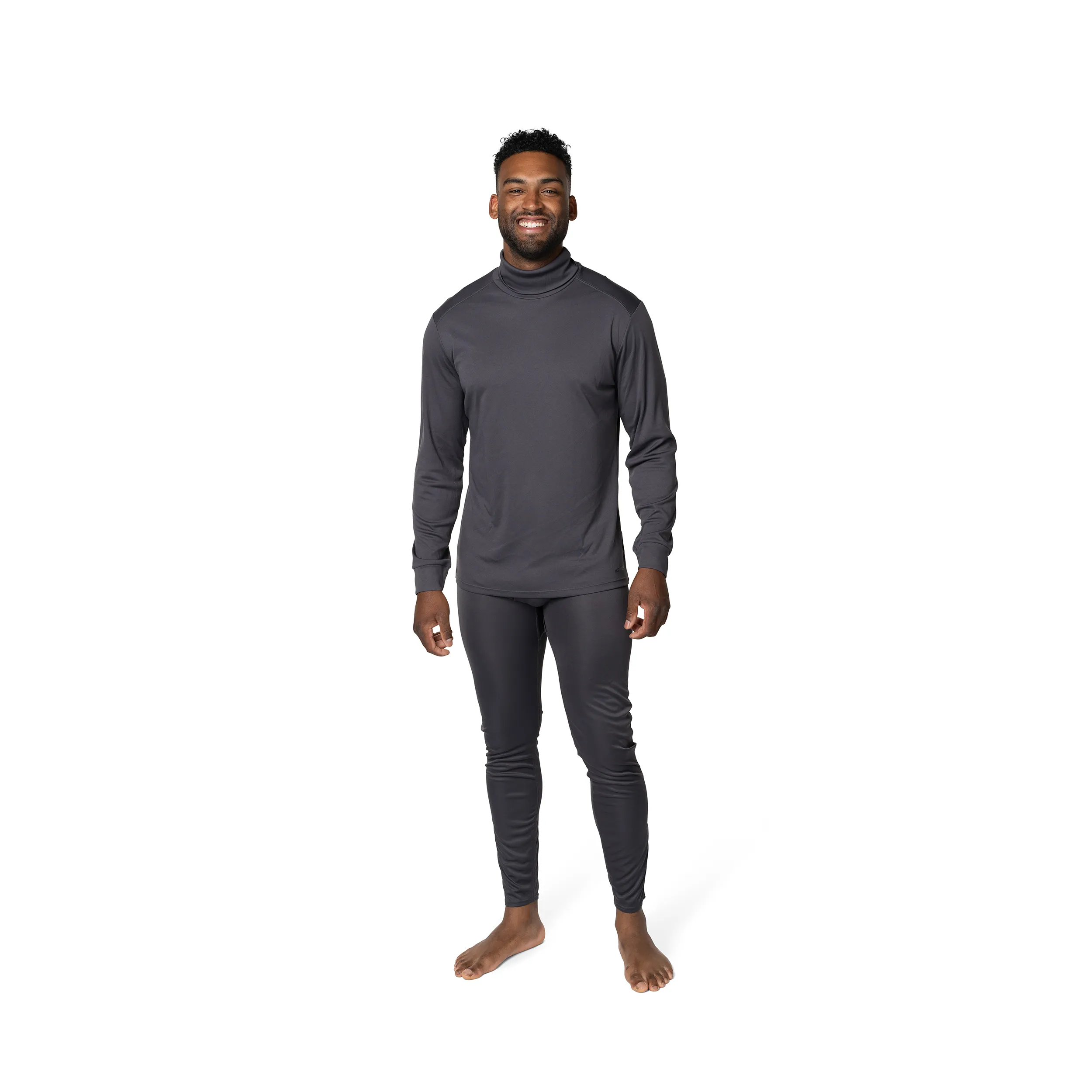 Men's Peach Skins Roll T-Neck - Noche