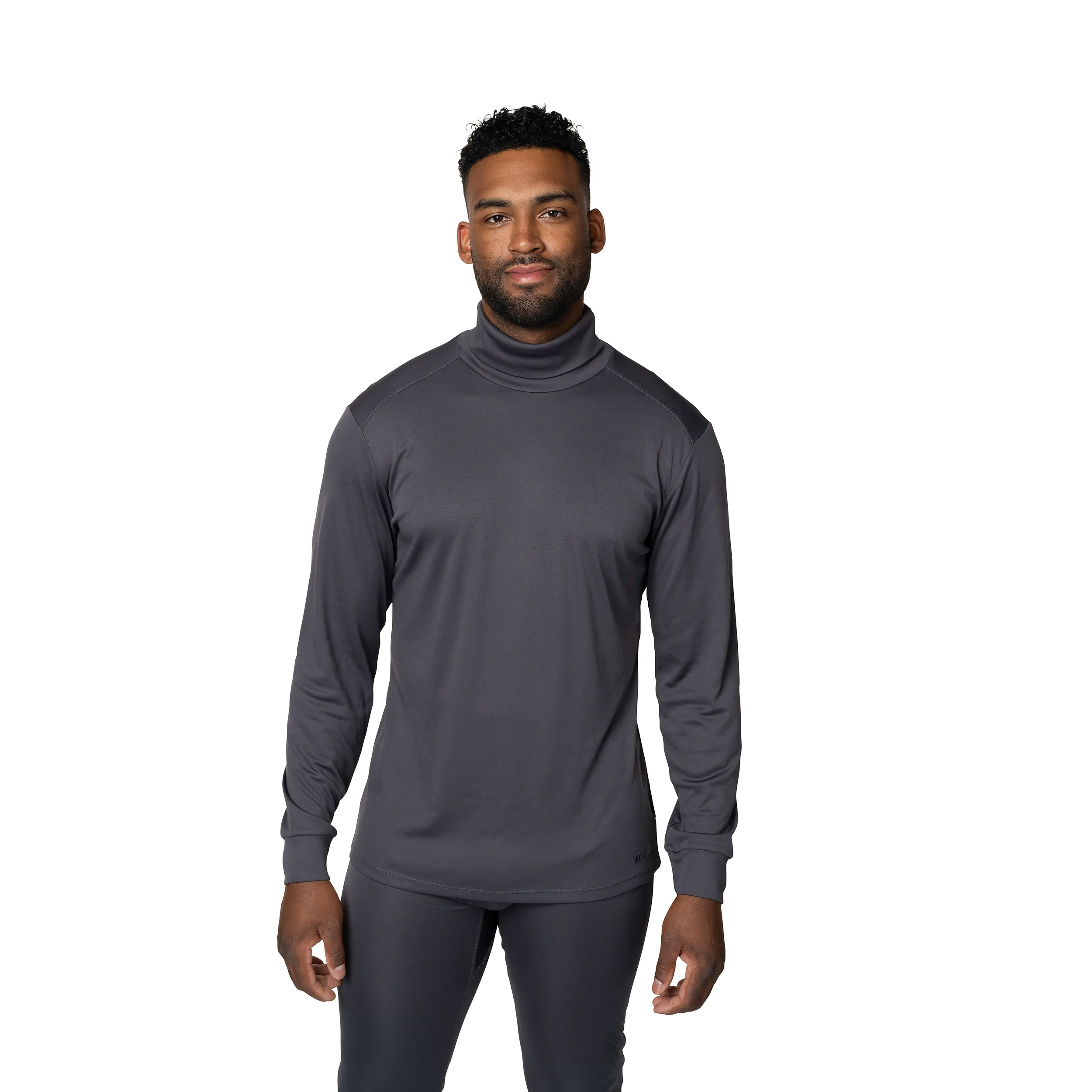 Men's Peach Skins Roll T-Neck - Noche