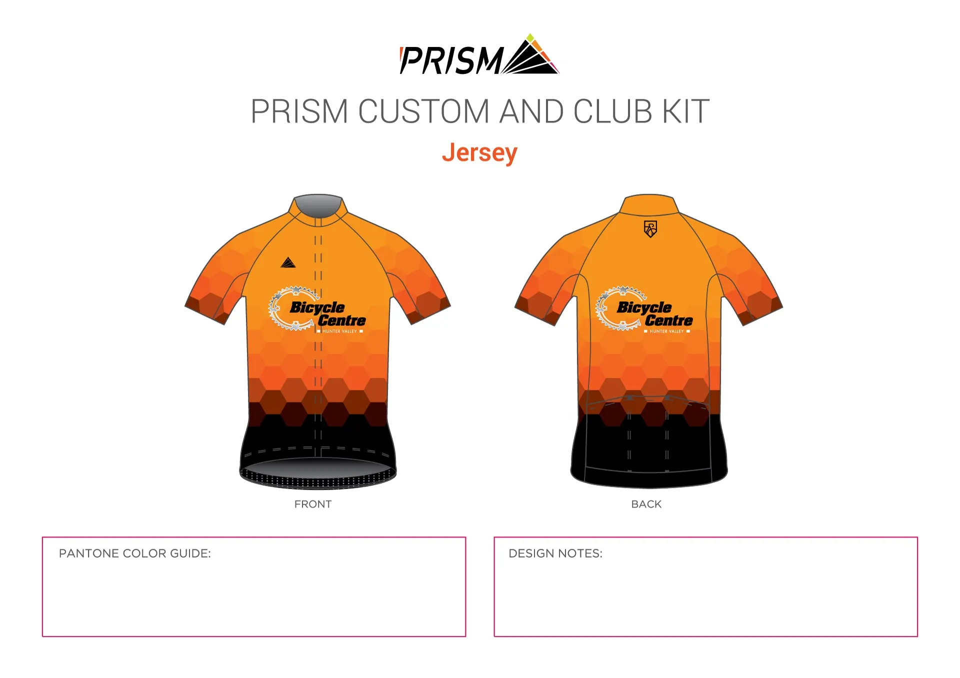 Men's Spring Classics Jersey - Race Cut - HVBC sunrise