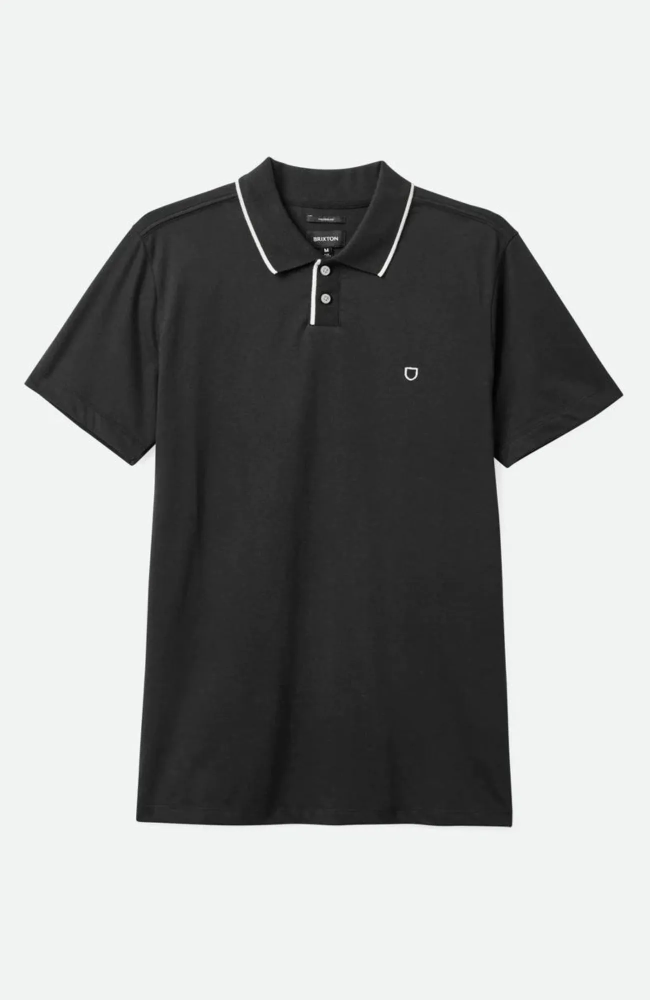 Mod Flex Short Sleeve Polo Knit Black