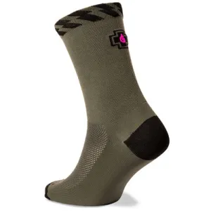 Muc-Off Rider Socks Green,Us Size 10-12 Technical Rider Socks  Apparel