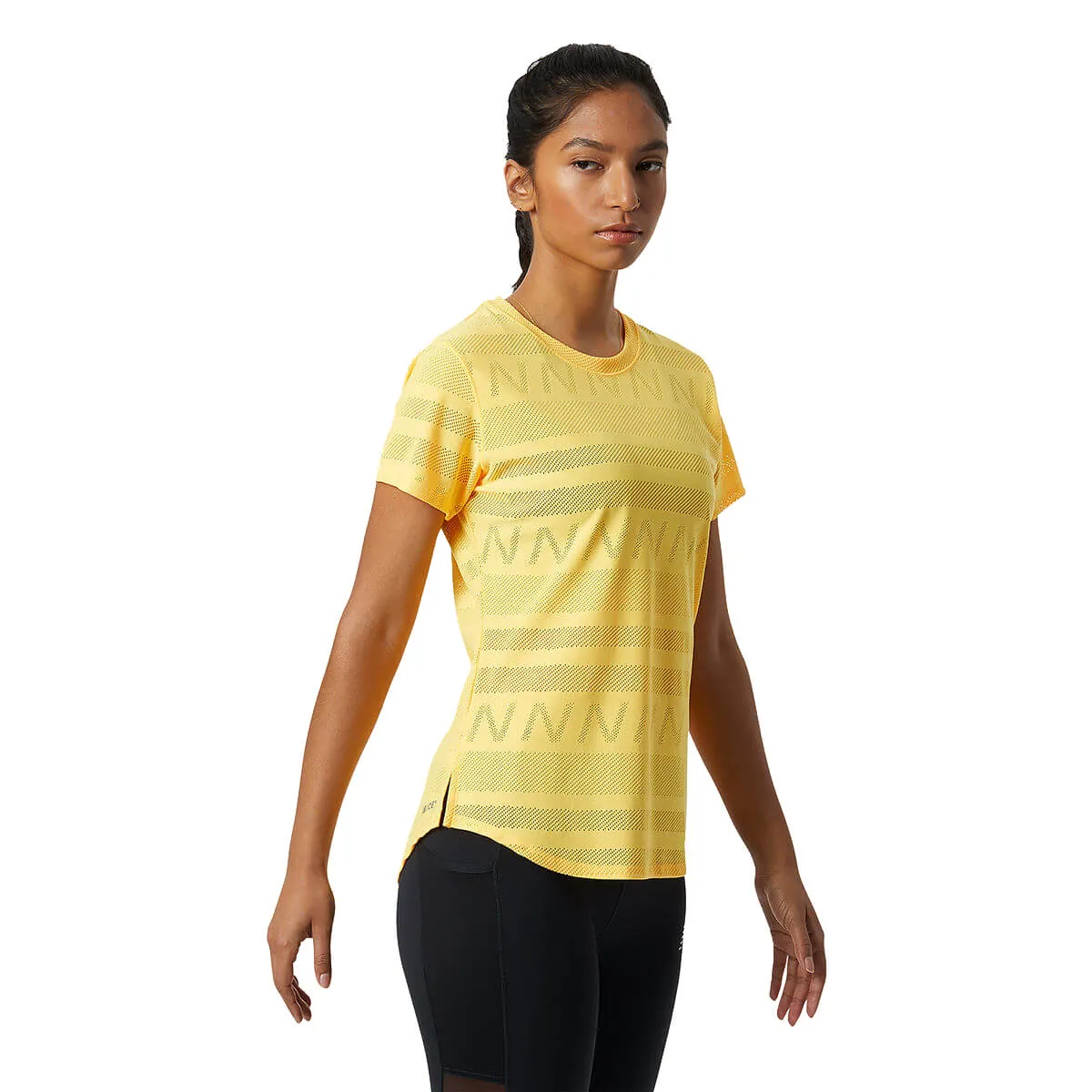 New Balance Q Speed Jacquard Short Sleeve Womens | Apricot