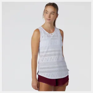 New Balance | Q Speed Jacquard Tank | Women's | White