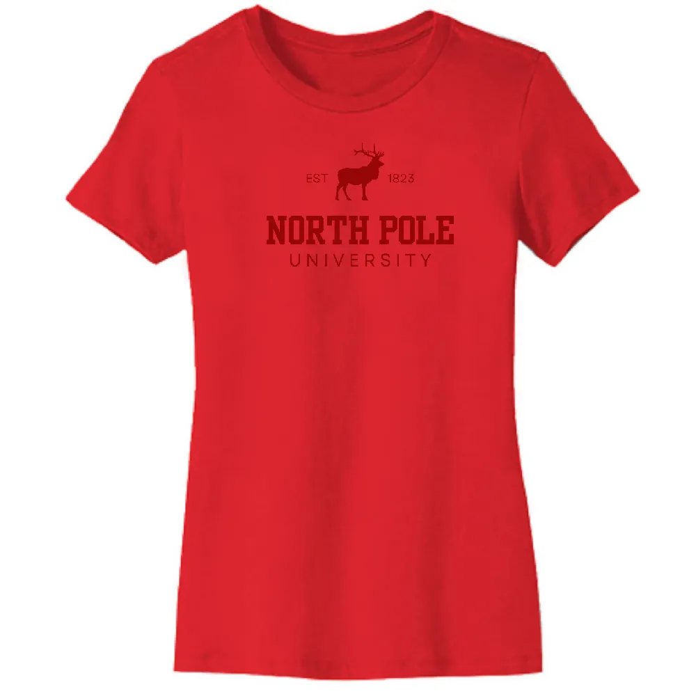 North Pole University Organic Cotton Women's Tee