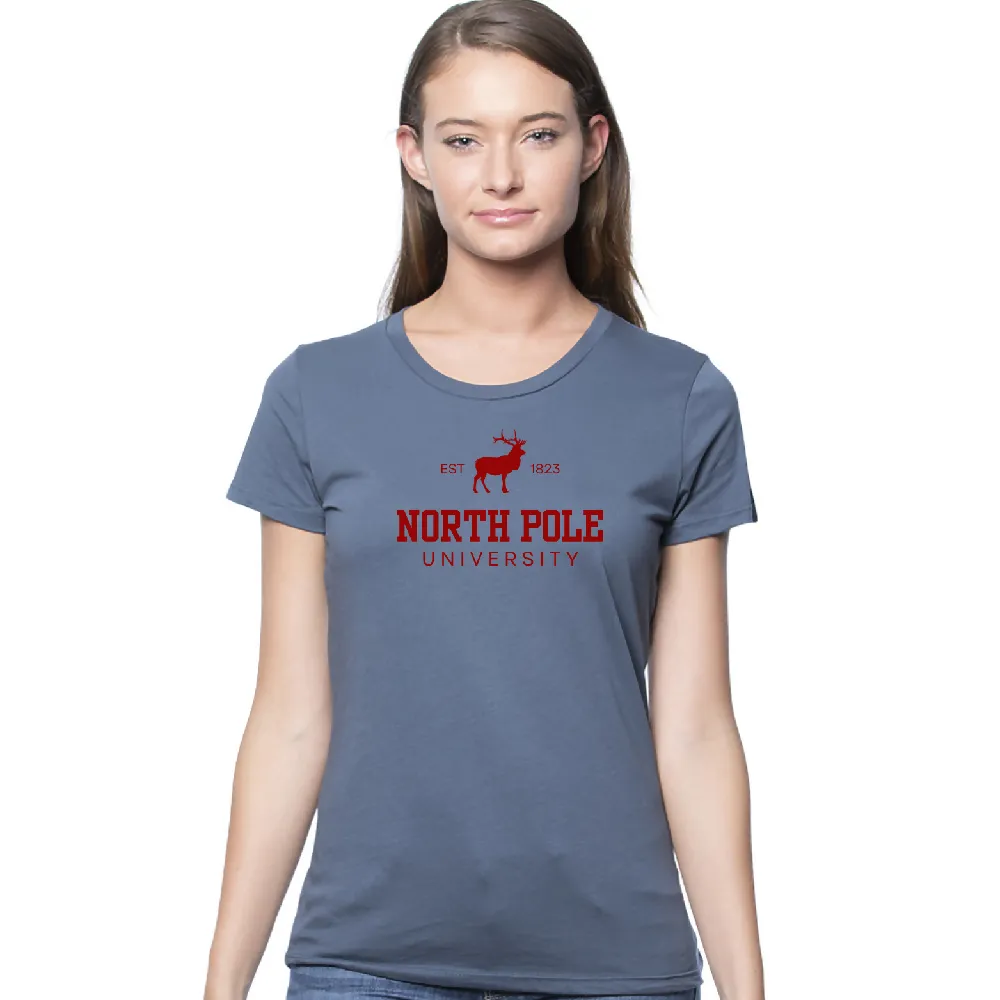 North Pole University Organic Cotton Women's Tee