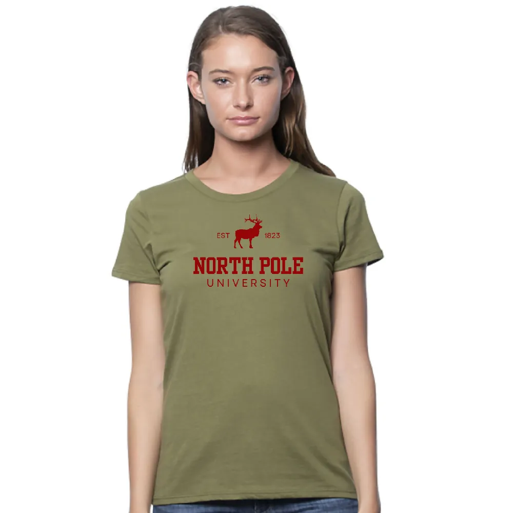 North Pole University Organic Cotton Women's Tee