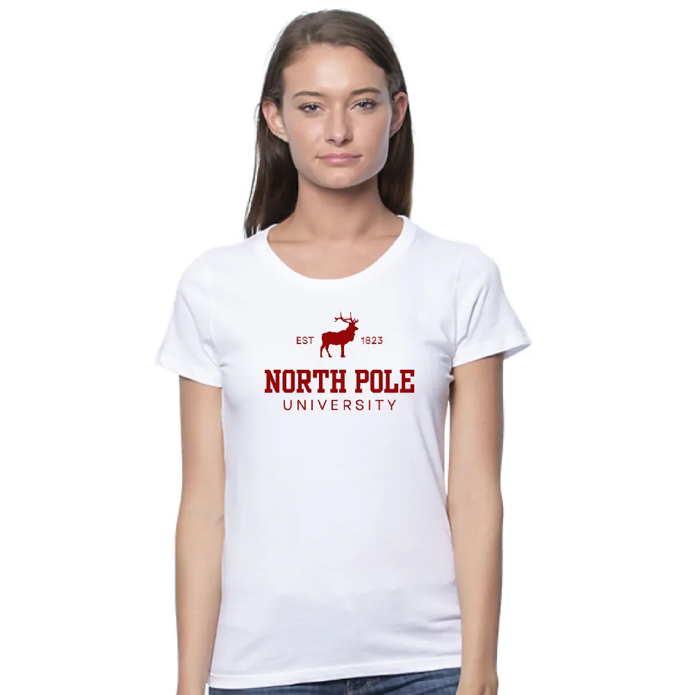 North Pole University Organic Cotton Women's Tee