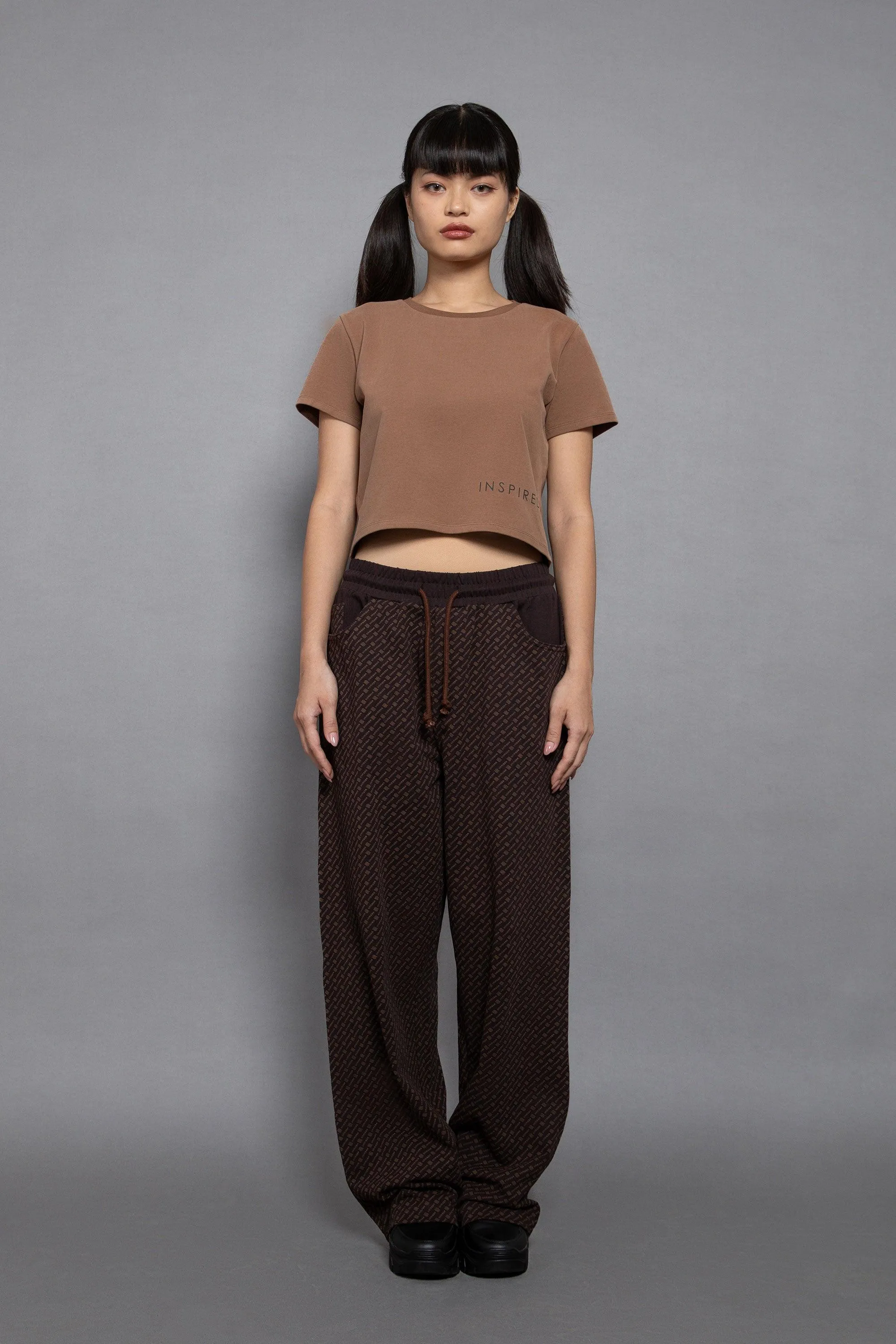 Organic Peached Cropped Tee