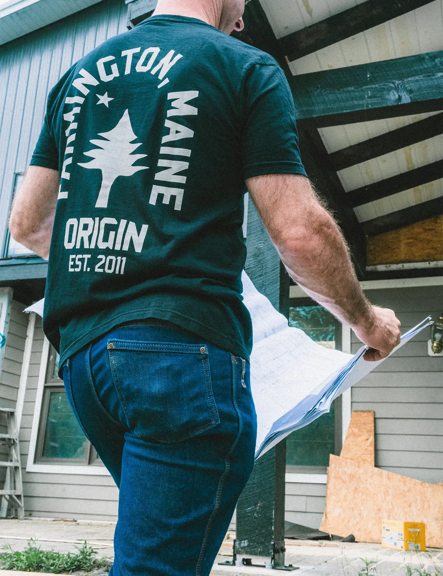 ORIGIN™ CORE T-SHIRT - MAINE FLAG GRAPHIC