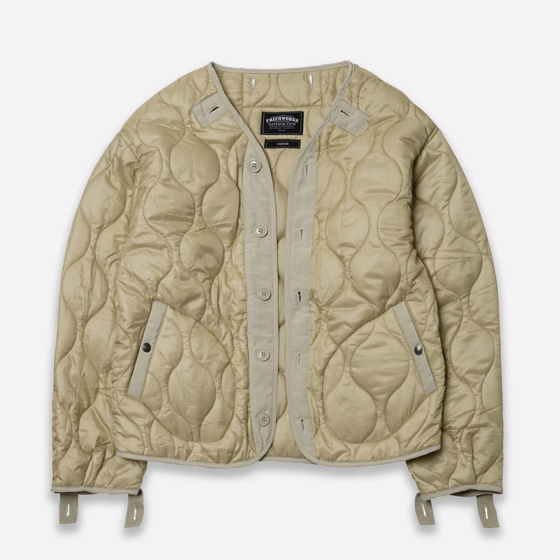 OSCAR FISHTAIL 2 IN 1 JACKET  - IVORY