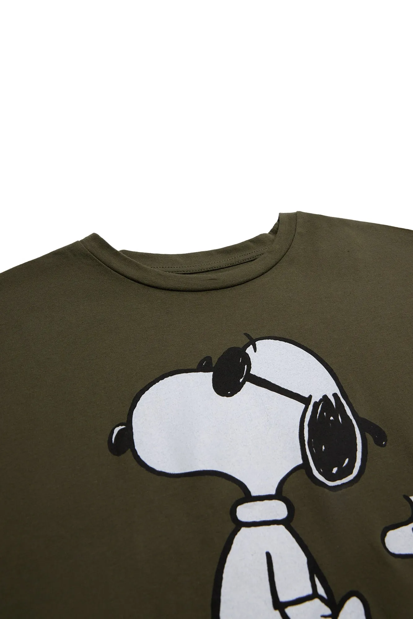 Peanuts Snoopy And Woodstock Graphic Relaxed Tee