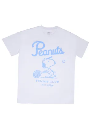 Peanuts Snoopy Tennis Club Graphic Relaxed Tee