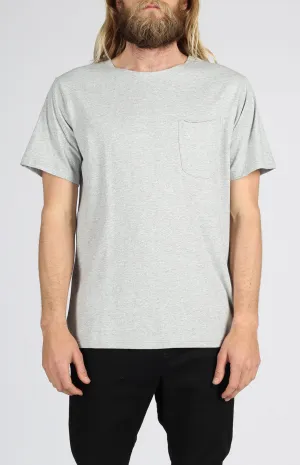 Pocket Tee | Heather Grey