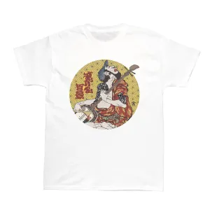 Popkiller Artist Series Street Hyakkei Shamisen Youth T-shirt