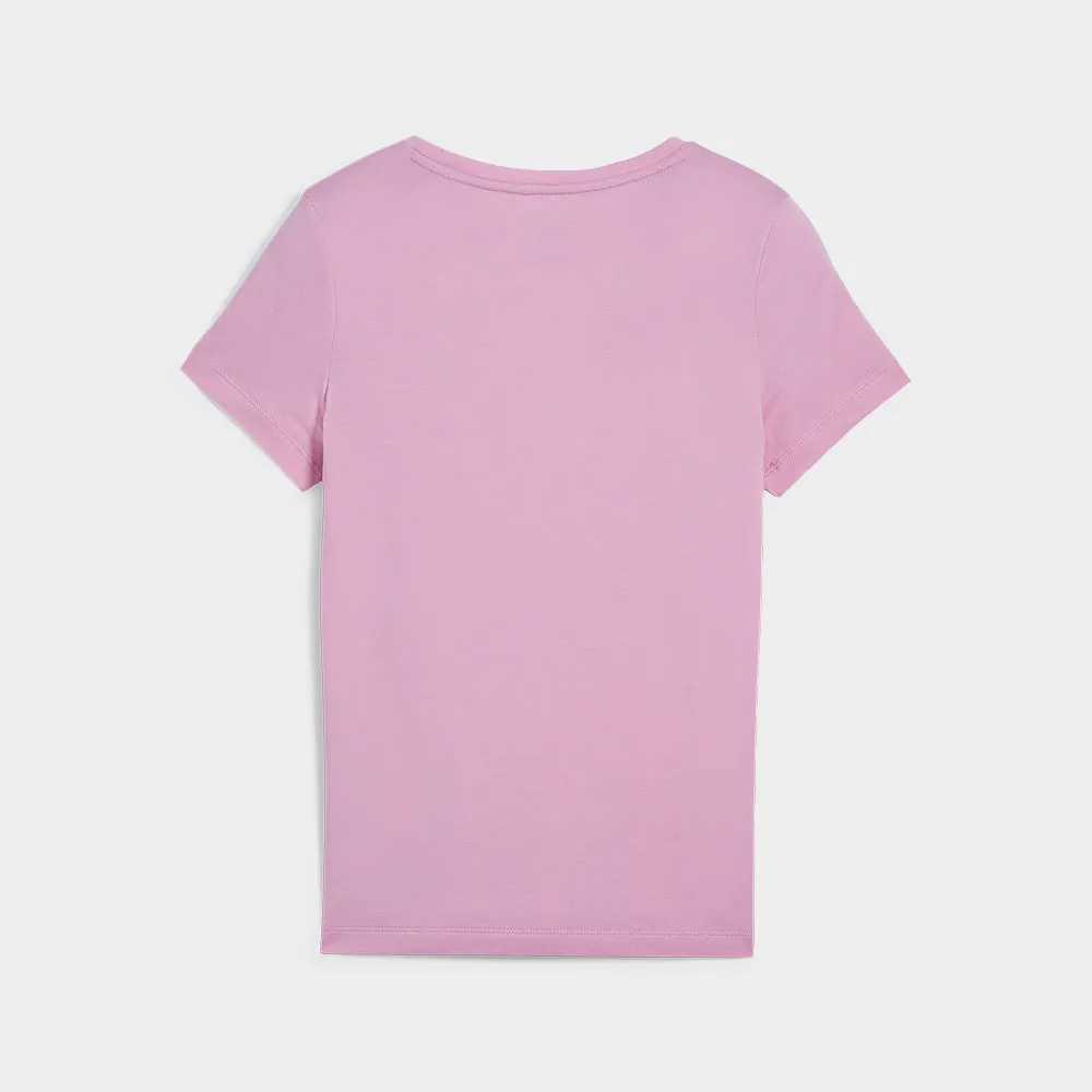 Puma Kids Essentials Logo Tee Pink _ 182026 _ Pink