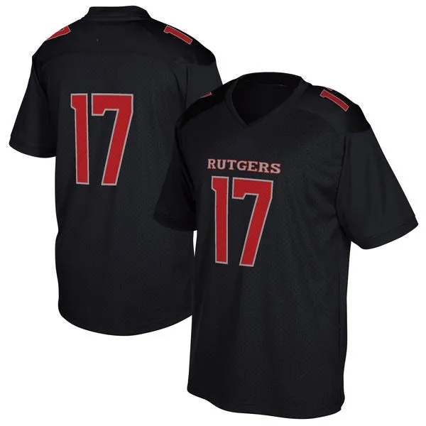 Rutgers Scarlet Knights Style Customizable Football Jersey