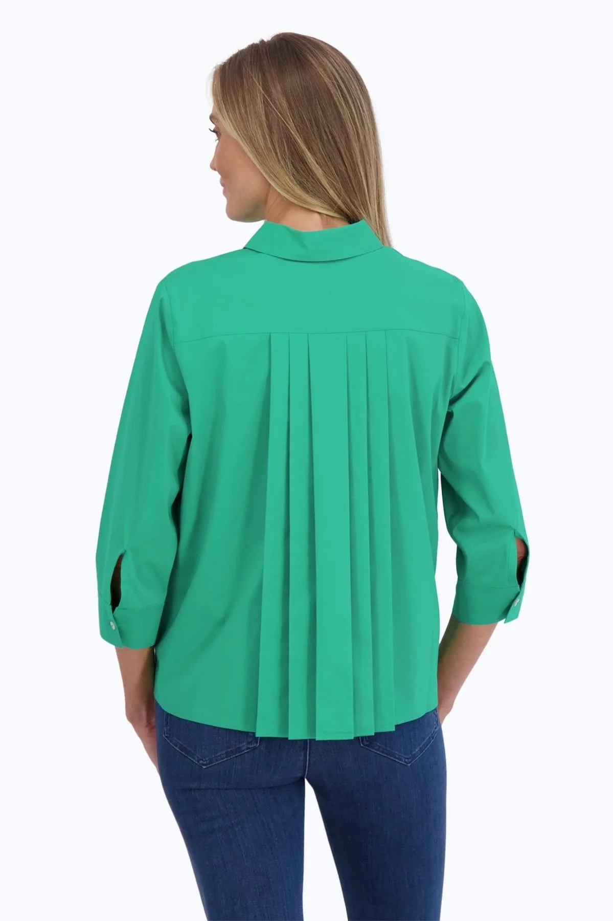 Sandra 3/4 Sleeve Stretch No Iron Shirt