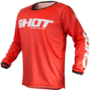 Shot 2020 Devo Raw Motocross Jersey - Red