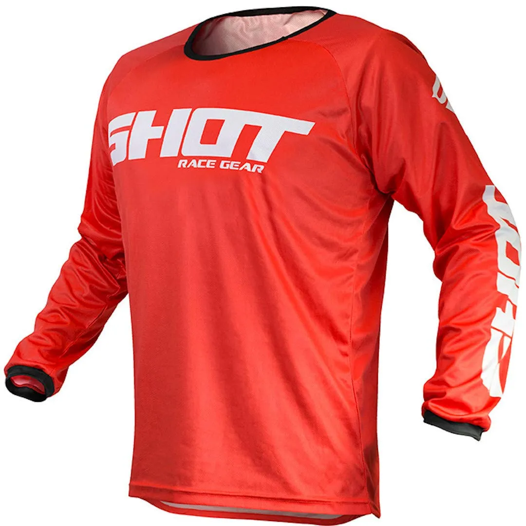 Shot 2020 Devo Raw Motocross Jersey - Red