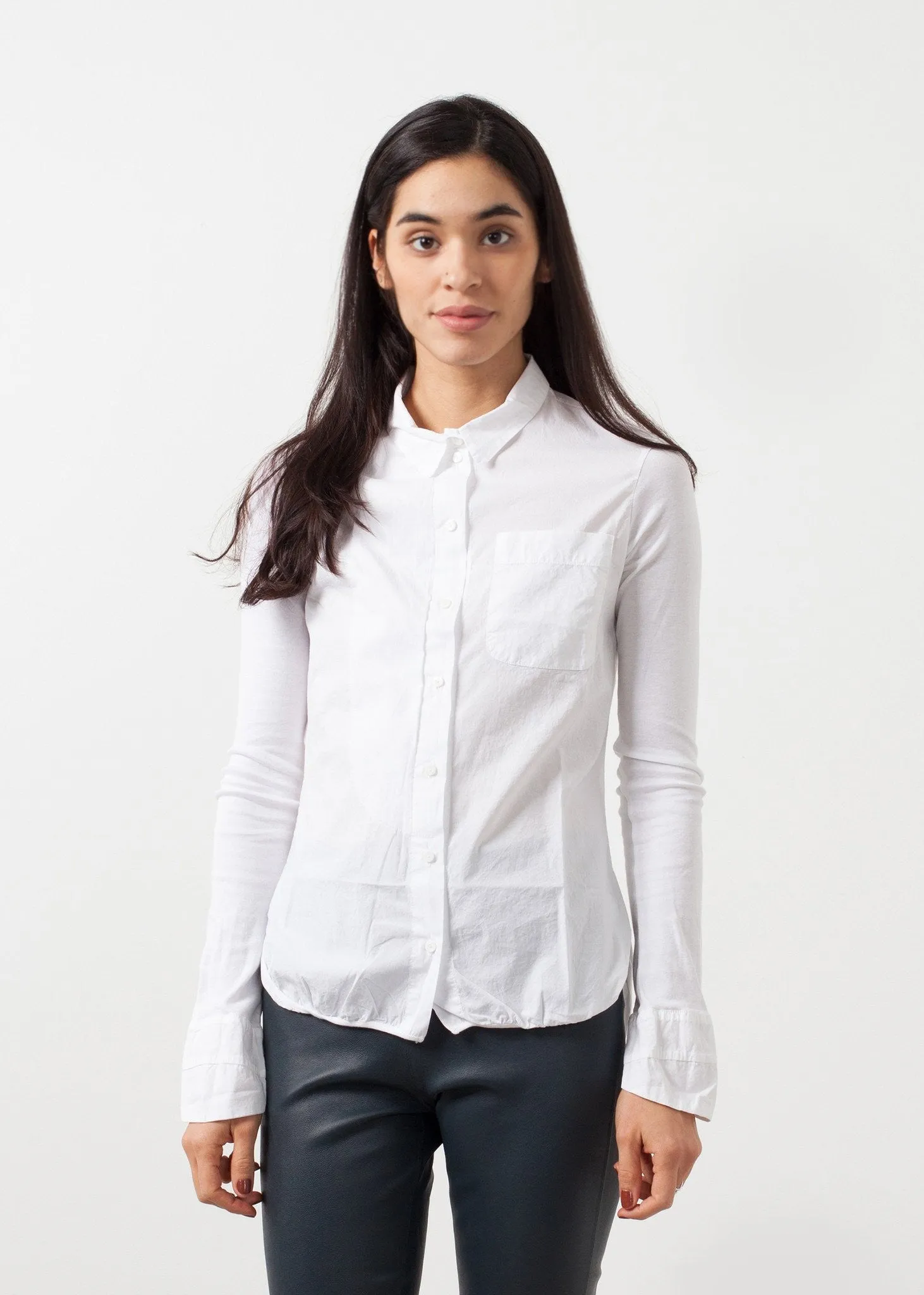 Soft Sleeve Button Up