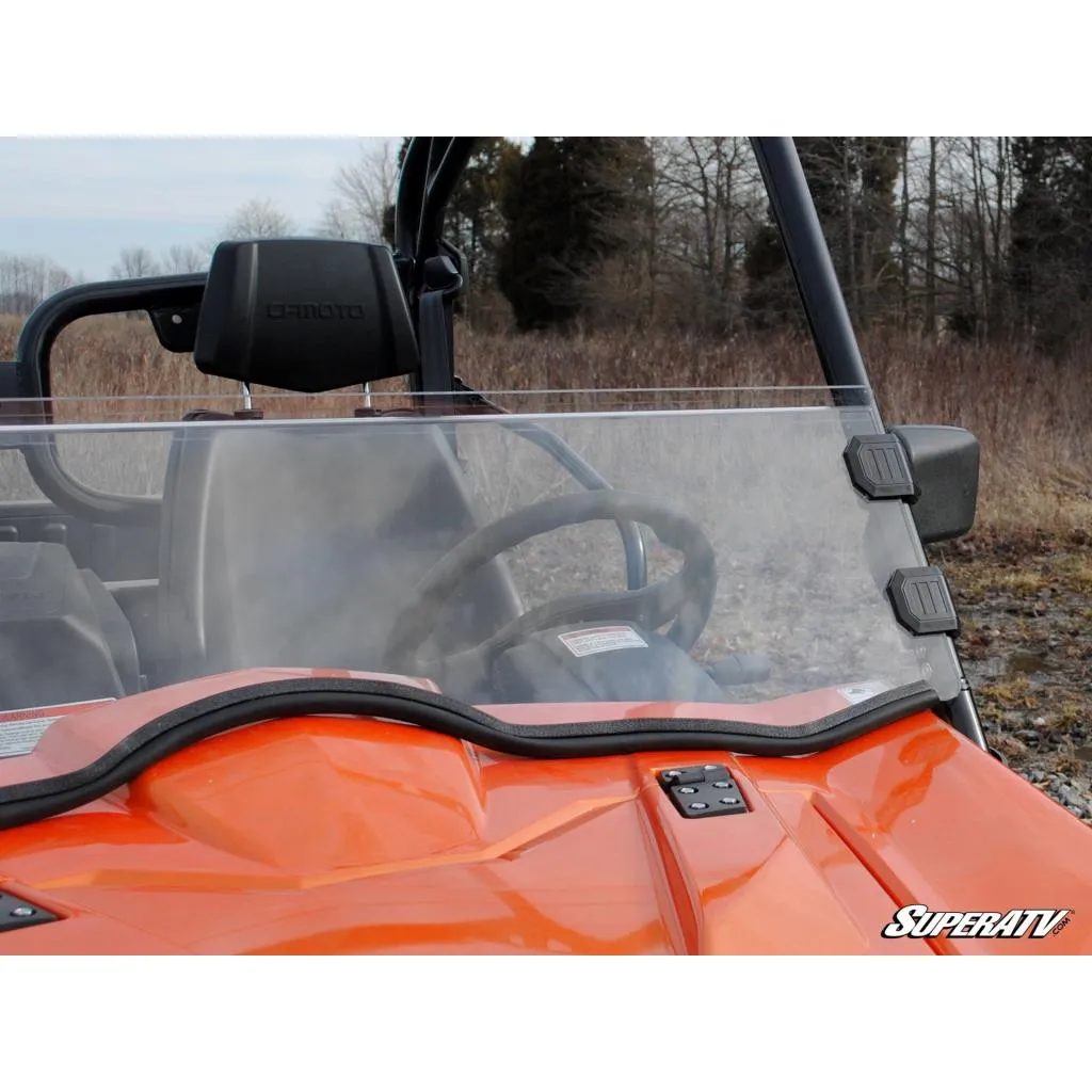 SuperATV CFMOTO UForce 500 Scratch-Resistant Half Windshield