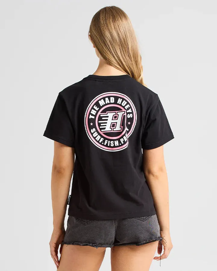 The Mad Huey's H Series Women's Tee Black