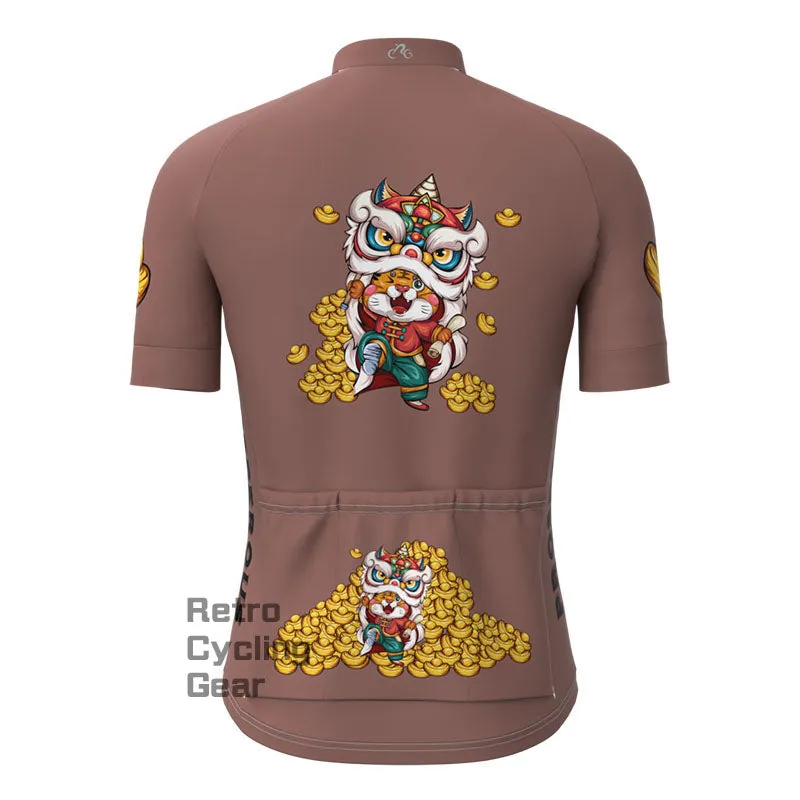 Tiger Chinese Zodiac Short Sleeves Cycling Jersey