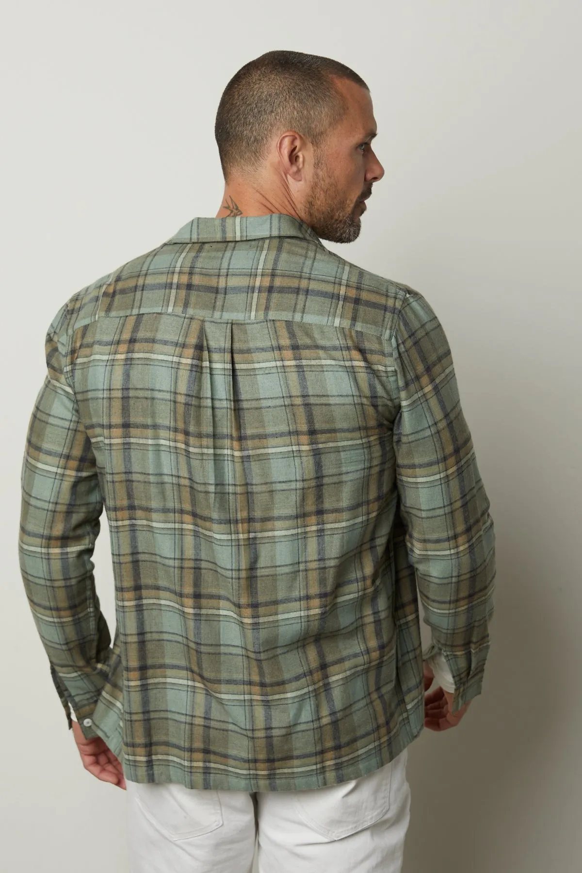 TIMOTHY PLAID BUTTON-UP SHIRT