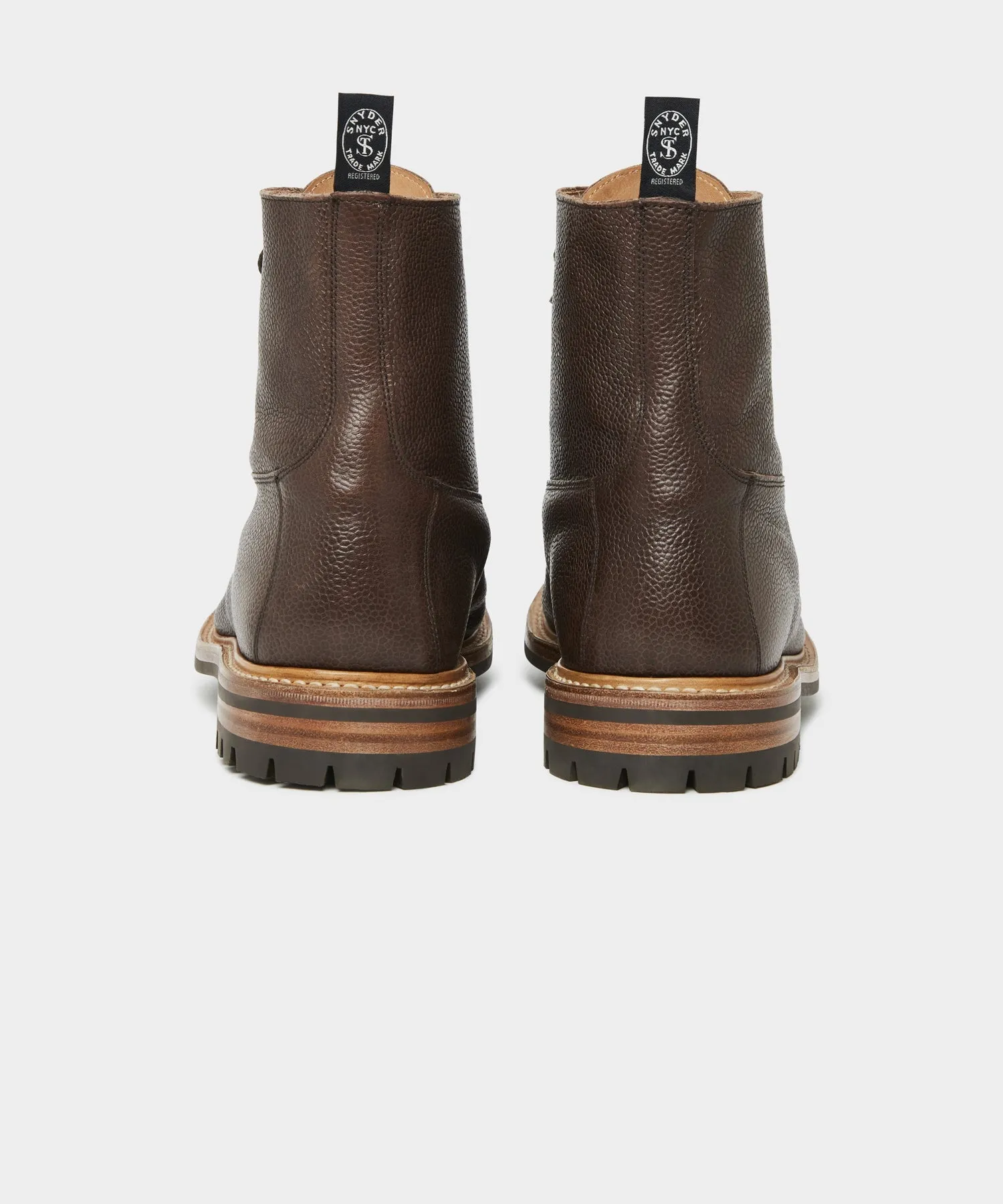 Todd Snyder x Tricker's Allan Toe Cap Super Boot in Brown