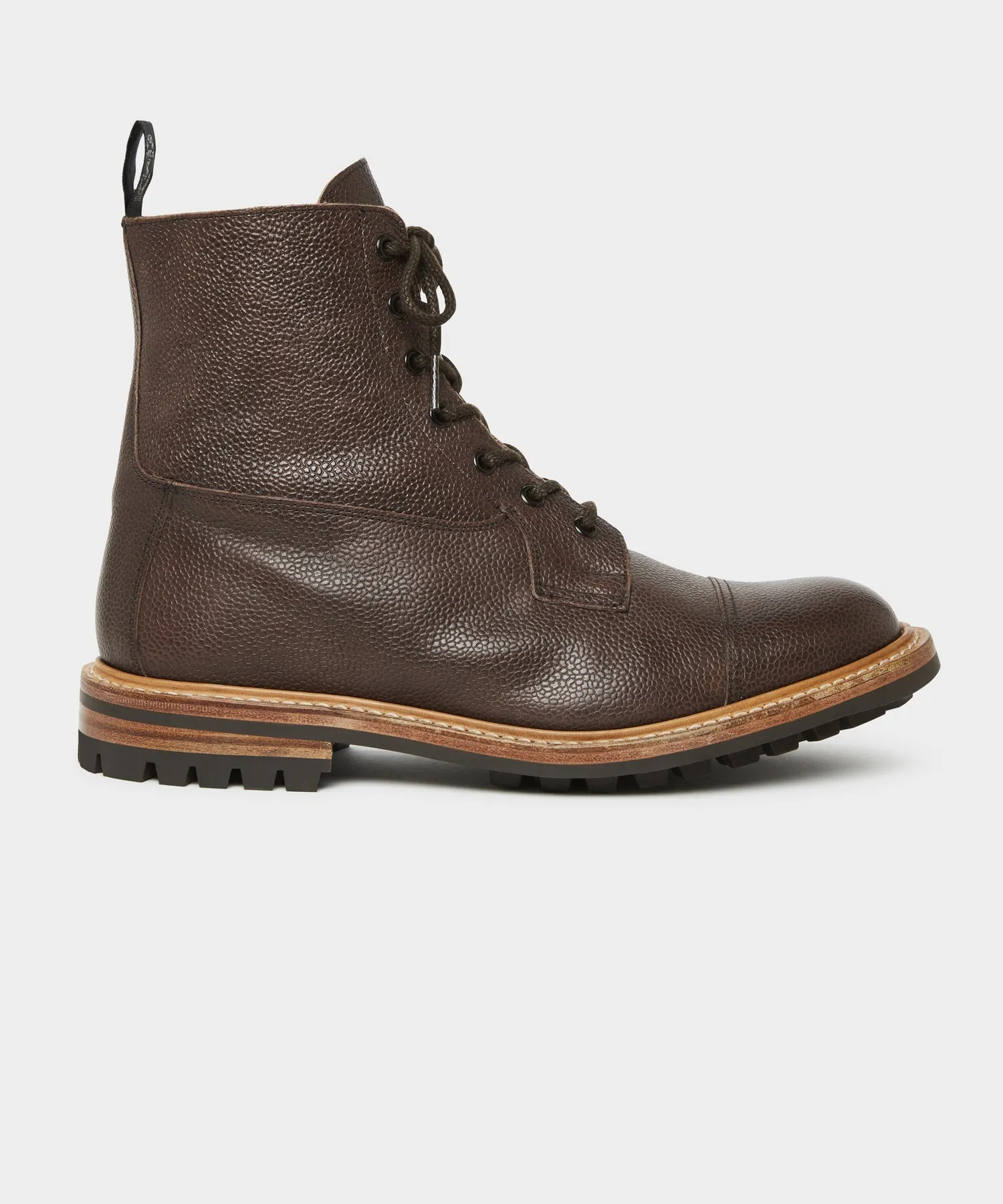 Todd Snyder x Tricker's Allan Toe Cap Super Boot in Brown