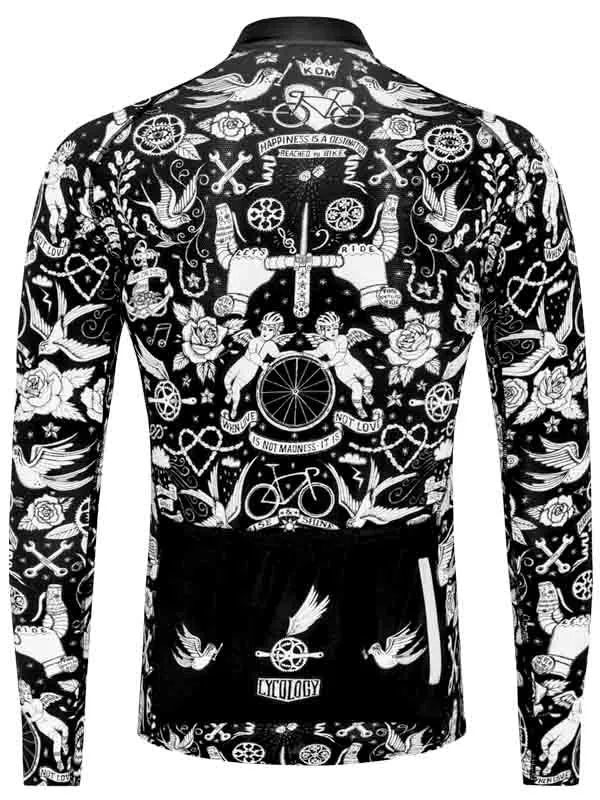 Velo Tattoo Men's Summer Long Sleeve Jersey