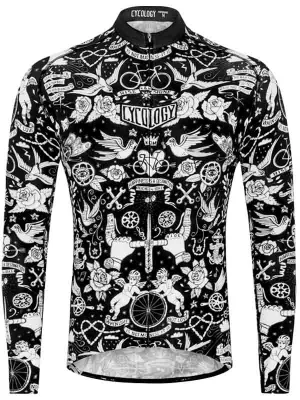 Velo Tattoo Men's Summer Long Sleeve Jersey