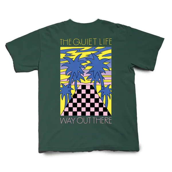 Way Out There Tee in Pine Green