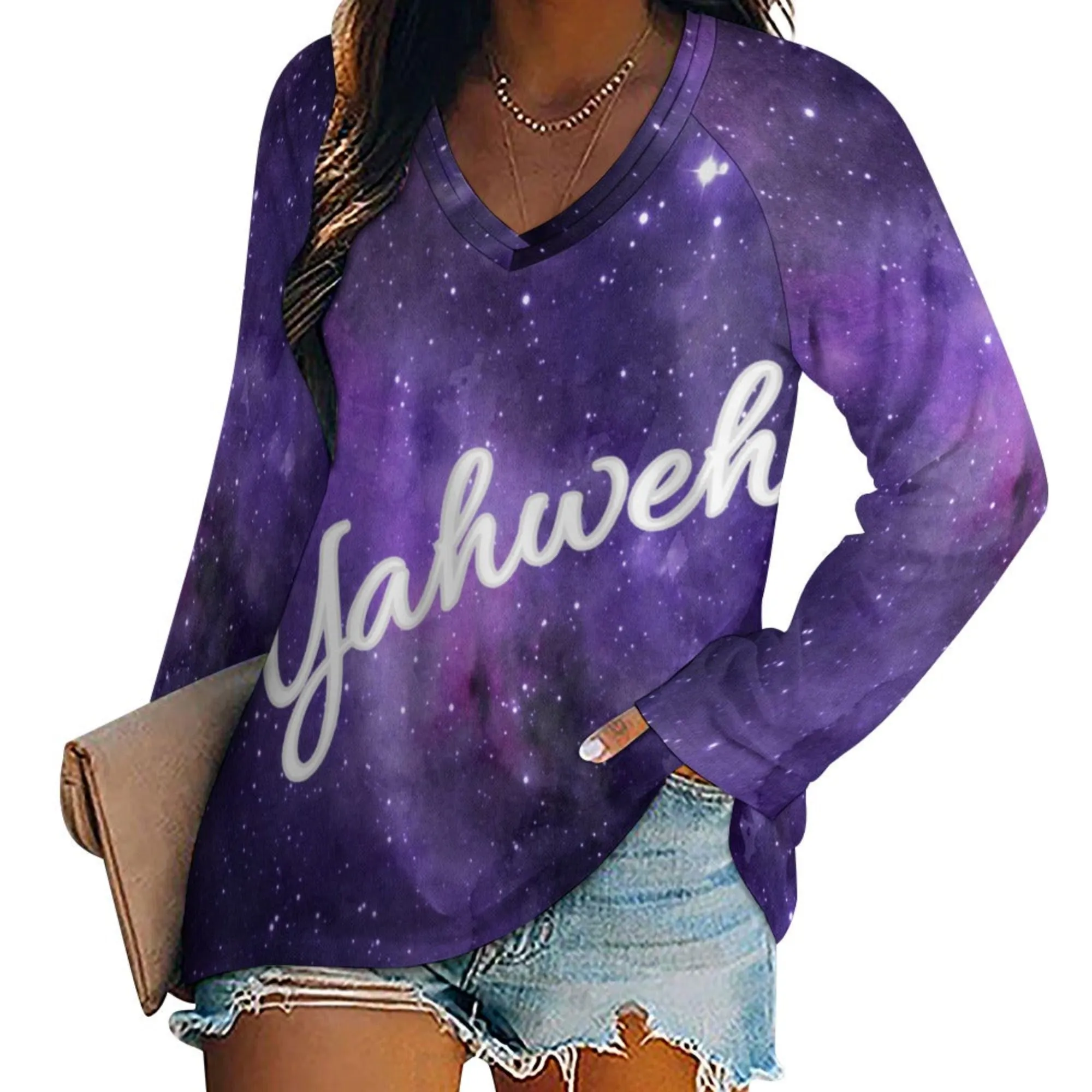 Yahweh Night Sky LS Tee